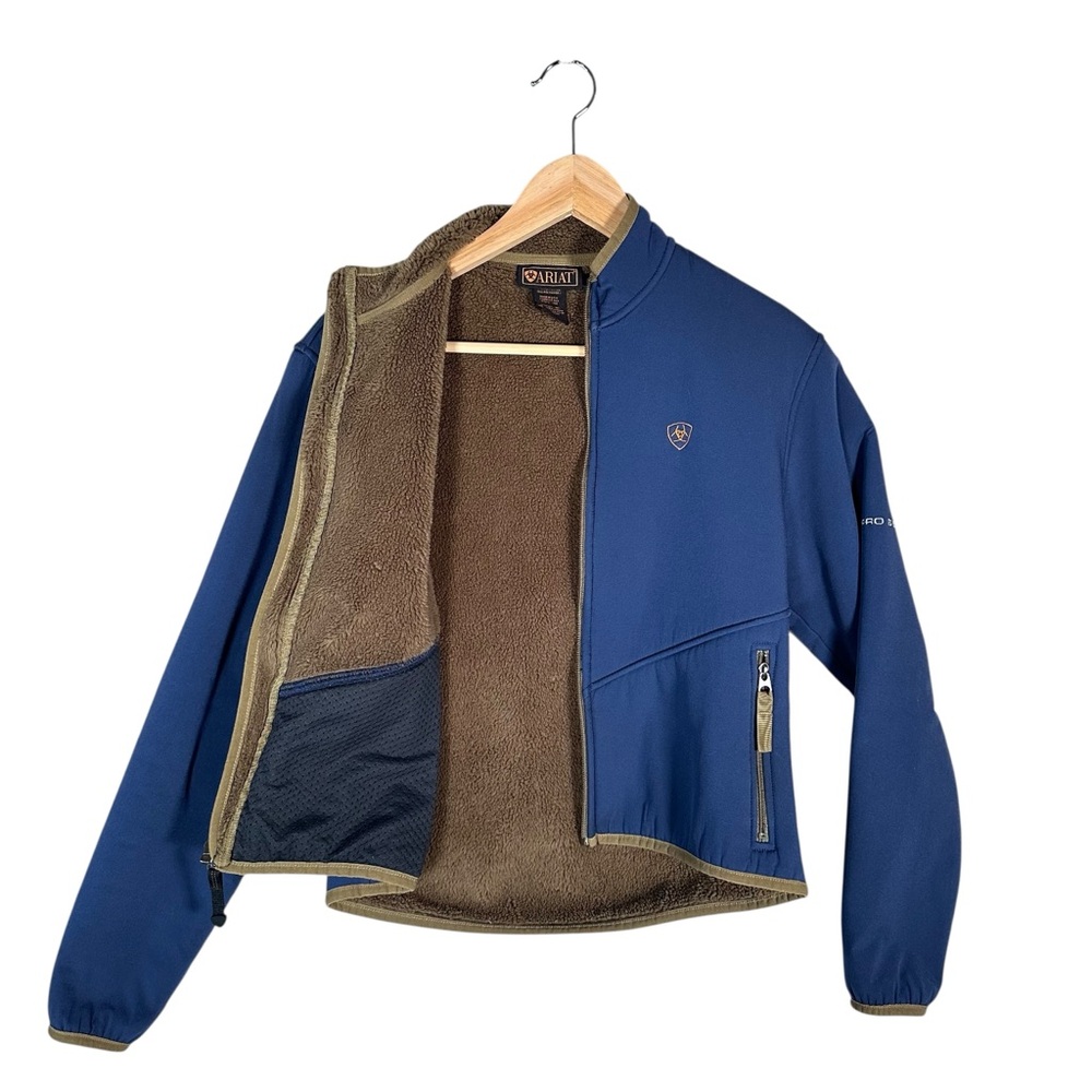 ARIAT Fleece-Lined Soft Shell Equestrian Polartec Jacket - Picture 2 of 8